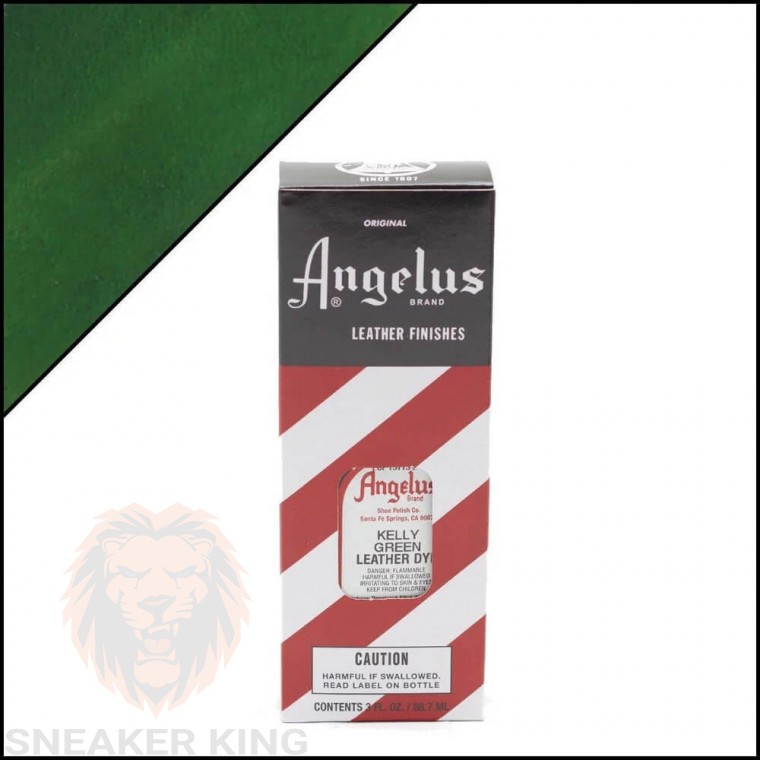 Барвник для шкіри Angelus leather dye Kelly green (яскравий зелений) made in USA
